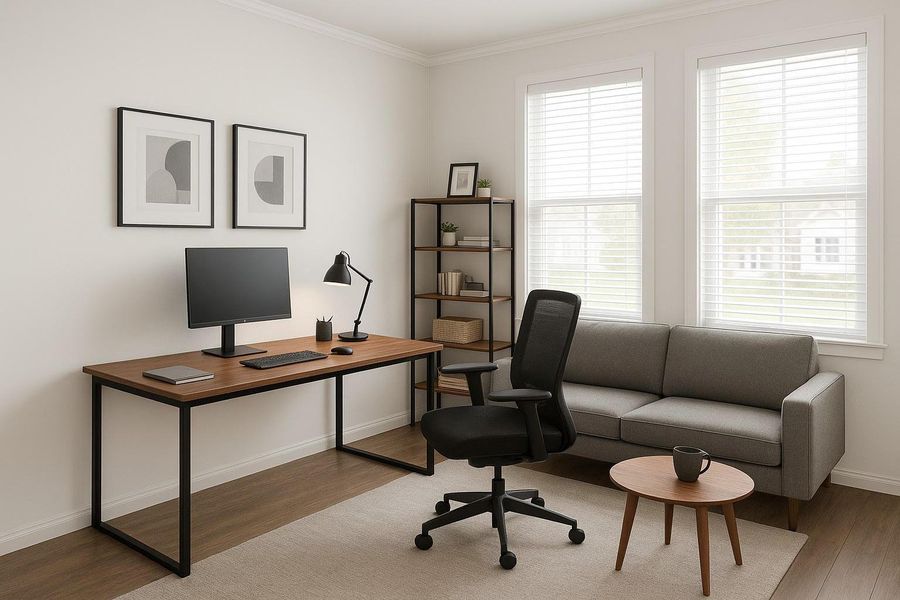 Furnished interior view inside a new home in Carlson Place, Georgetown (Image 9).