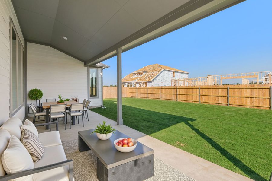 Representative exterior details of a home built from the Electra by Pulte Homes in 6 Creeks, Kyle (Image 23).