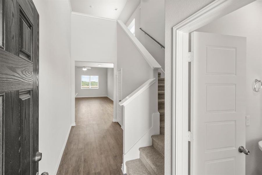 Spacious, unfurnished interior of a new home in Retreat at Fossil Creek, Fort Worth (Image 13). Spacious, unfurnished interior of a new home in Retreat at Fossil Creek, Fort Worth (Image 13).