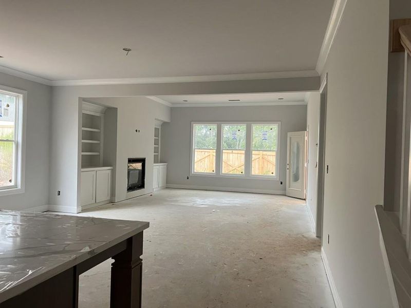 In-progress construction of a new home in Hemingway, Flowery Branch, GA (Image 17).