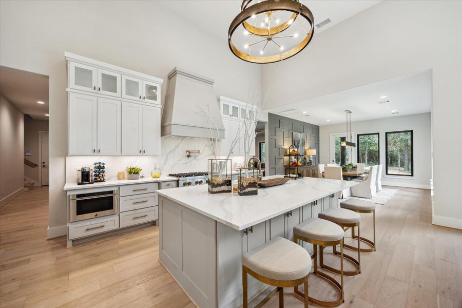 Main kitchen with high-end appliances