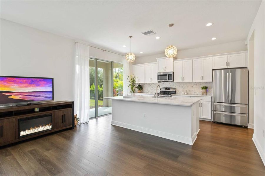 Furnished interior view inside a new home in , Sarasota (Image 27).