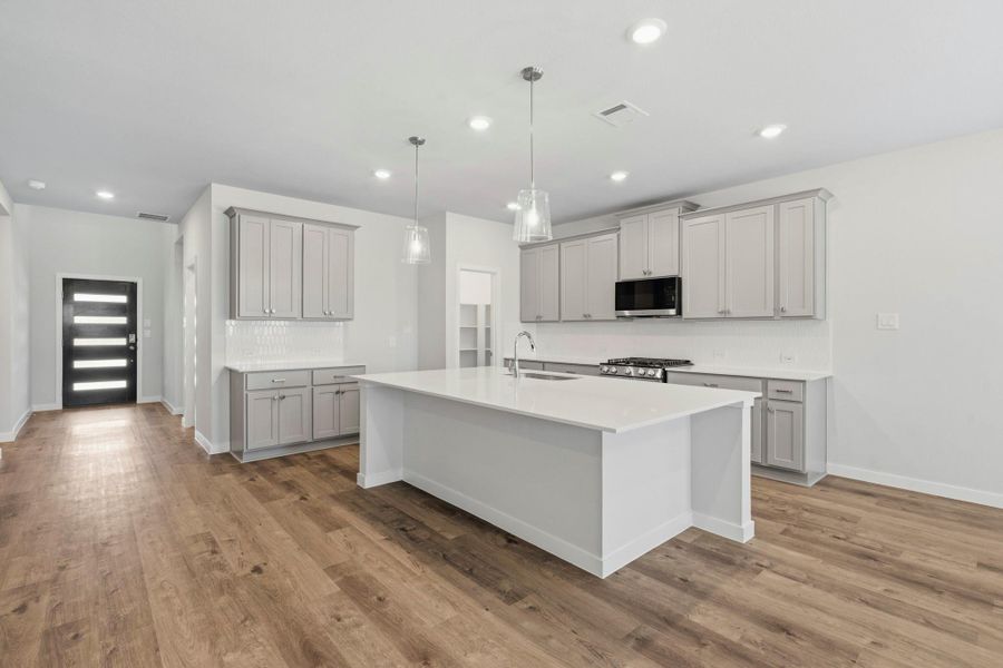 Furnished interior view inside a new home in Katy Reserve, Katy (Image 11).