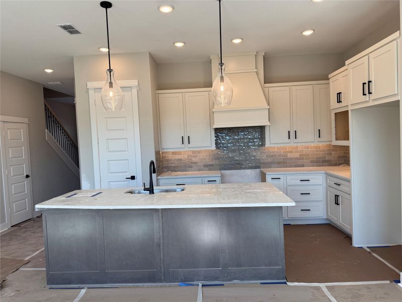 Furnished interior view inside a new home in Retreat at Oak Park, Houston (Image 11).