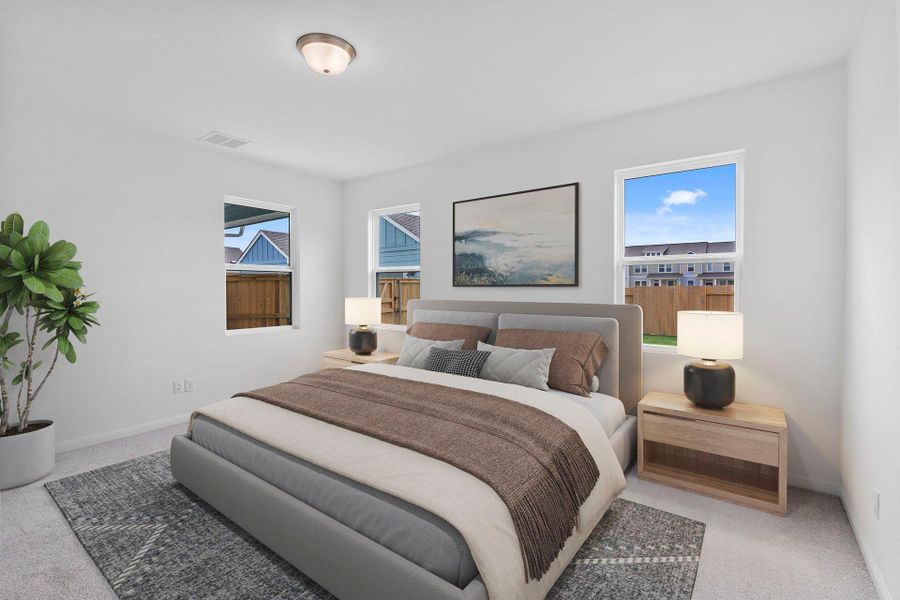 Primary Bedroom - Virtually Staged