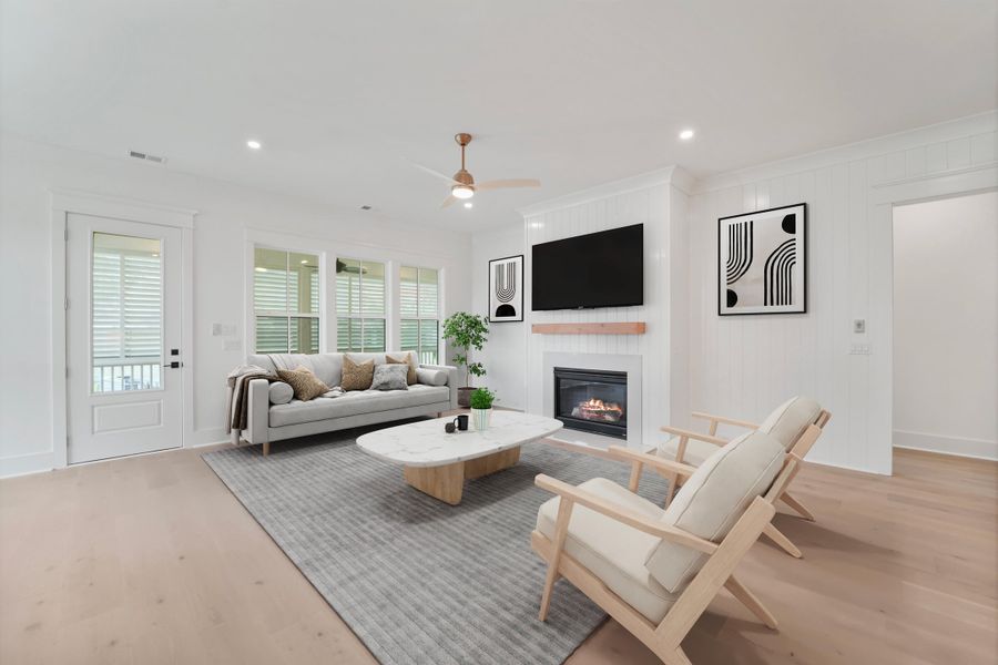 Furnished interior view inside a new home in , Hollywood (Image 9).