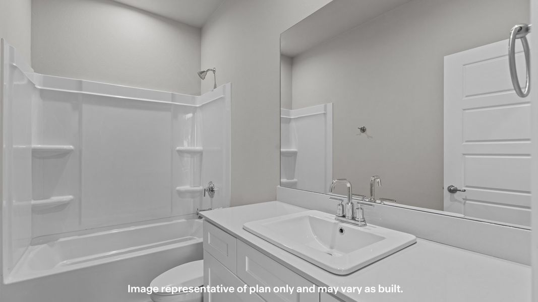 Representative furnished interior of a home built from the Starkville by D.R. Horton in Mustang Ridge, Andrews (Image 8). Representative furnished interior of a home built from the Starkville by D.R. Horton in Mustang Ridge, Andrews (Image 8).