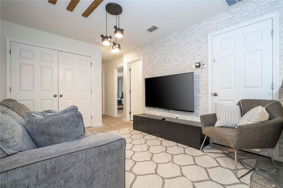 Furnished interior view inside a new home in Solara Resort, Kissimmee (Image 27).