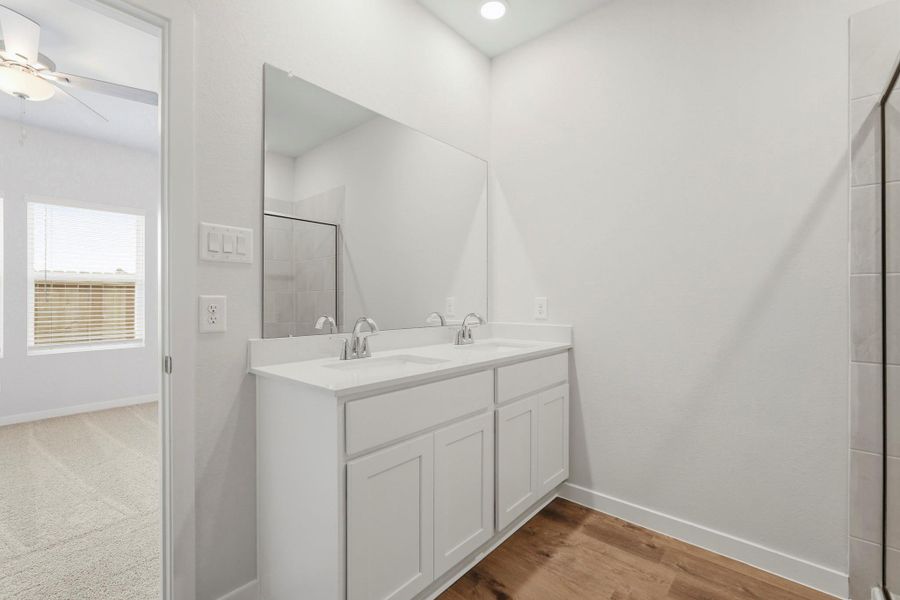 Furnished interior view inside a new home in Northpark South, Porter (Image 6).