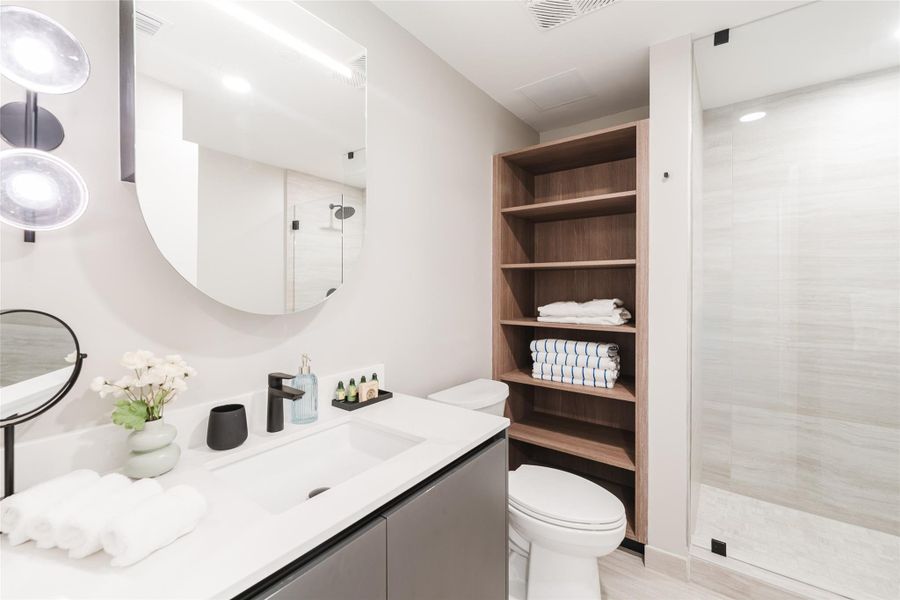 Furnished interior view inside a new home in 72 Park, Miami Beach (Image 10).