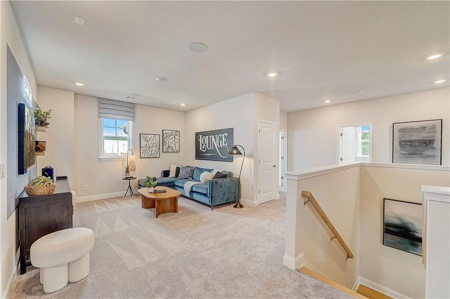 Furnished interior view inside a new home in Bailey Fence, Dacula (Image 27).
