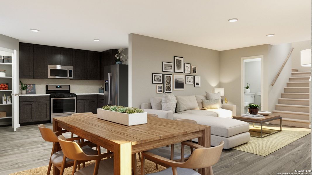 Furnished interior view inside a new home in Applewhite Meadows, San Antonio (Image 16).