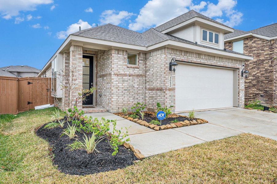 Exterior details and patio area of a home in Sunterra, Katy (Image 24). Exterior details and patio area of a home in Sunterra, Katy (Image 24).