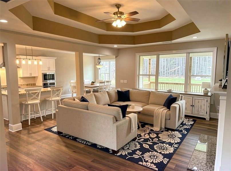 Furnished interior view inside a new home in , Mansfield (Image 9).
