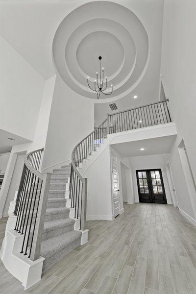 Representative unfurnished interior of a home built from the The Milton III by Westin Homes in Kresston - 65', Montgomery (Image 7).