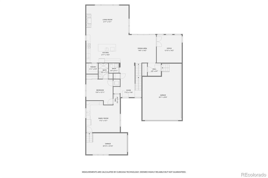 2D floor plan layout of this home in , Parker, CO (Image 22).