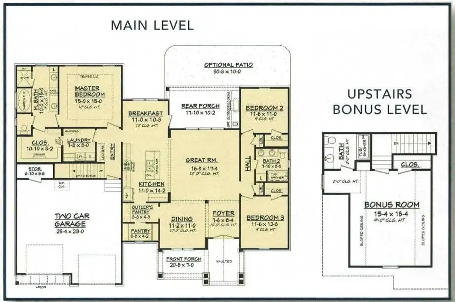 2D floor plan layout of this home in , Carrollton, GA (Image 3).