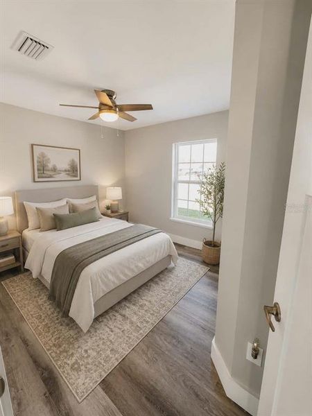 Furnished interior view inside a new home in , Ocklawaha (Image 8).