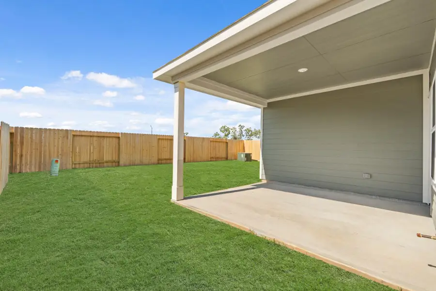 Exterior details and patio area of a home in Laurel Farms, Brookshire (Image 3). Exterior details and patio area of a home in Laurel Farms, Brookshire (Image 3).