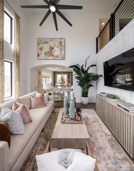 Furnished interior view inside a new home in Meridiana, Manvel (Image 6).