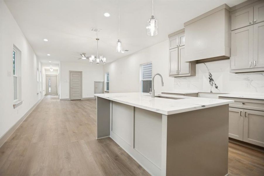 Furnished interior view inside a new home in , Dallas (Image 8). Furnished interior view inside a new home in , Dallas (Image 8).