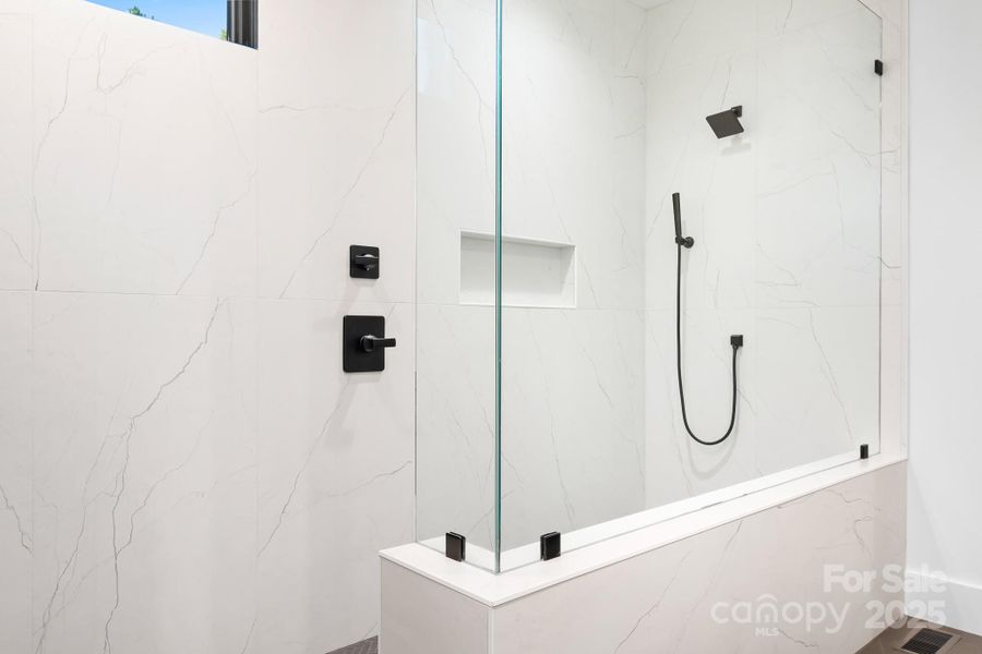 Zero entry walk in shower