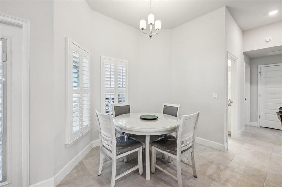 Furnished interior view inside a new home in Oaks at Ocala Crossings, Ocala (Image 6).
