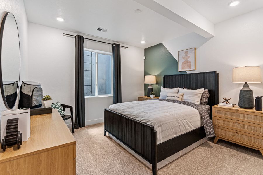 Representative furnished interior of a home built from the Boulder by Taylor Morrison in The Town Collection at Independence, Elizabeth (Image 23).