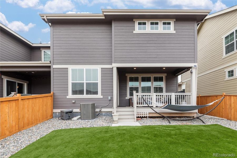 Exterior details and patio area of a home in , Parker (Image 28).