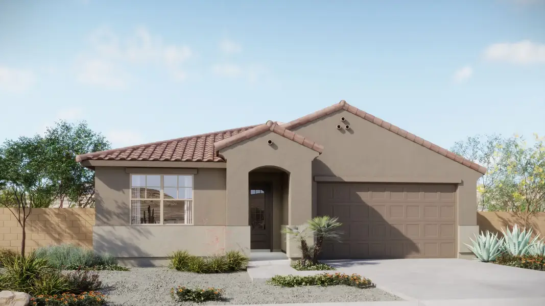 Representative exterior photo of a completed home built from the Cobalt by Mattamy Homes in Covena Pointe, Tucson, AZ (Image 4).