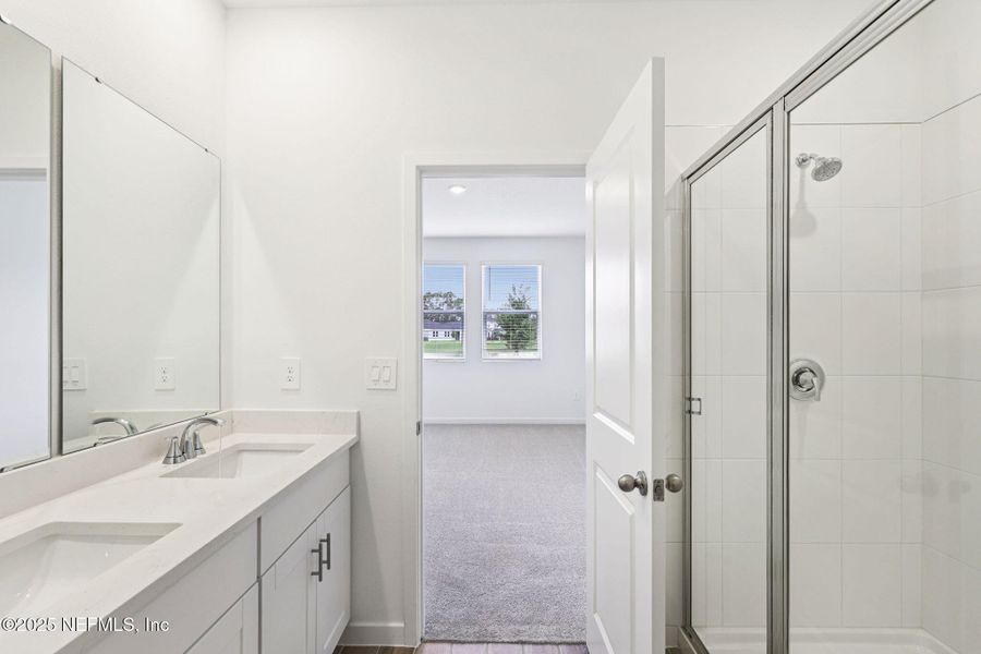 Furnished interior view inside a new home in Lakes at Bella Lago - Signature Series, Green Cove Springs (Image 11).