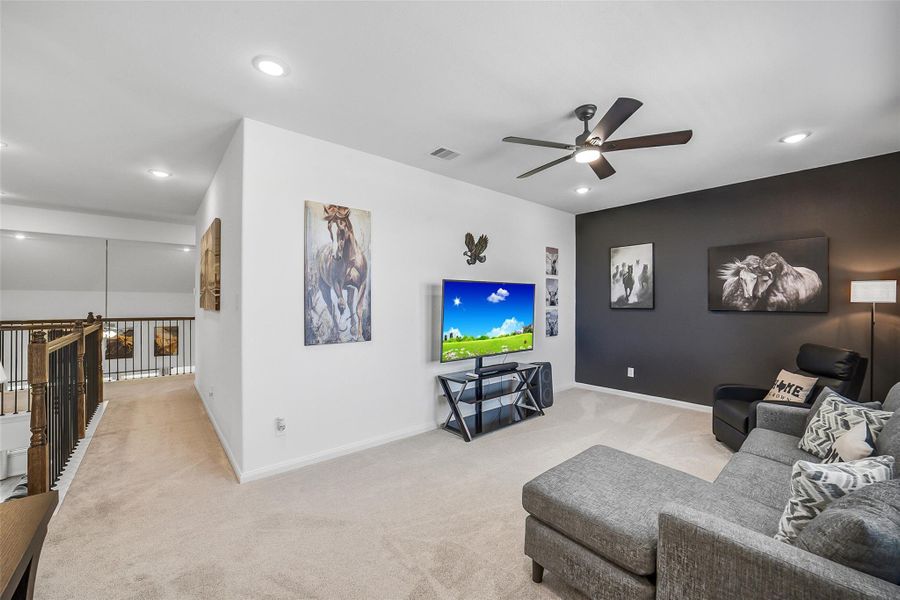 Furnished interior view inside a new home in Stone Creek Ranch, Hockley (Image 26).