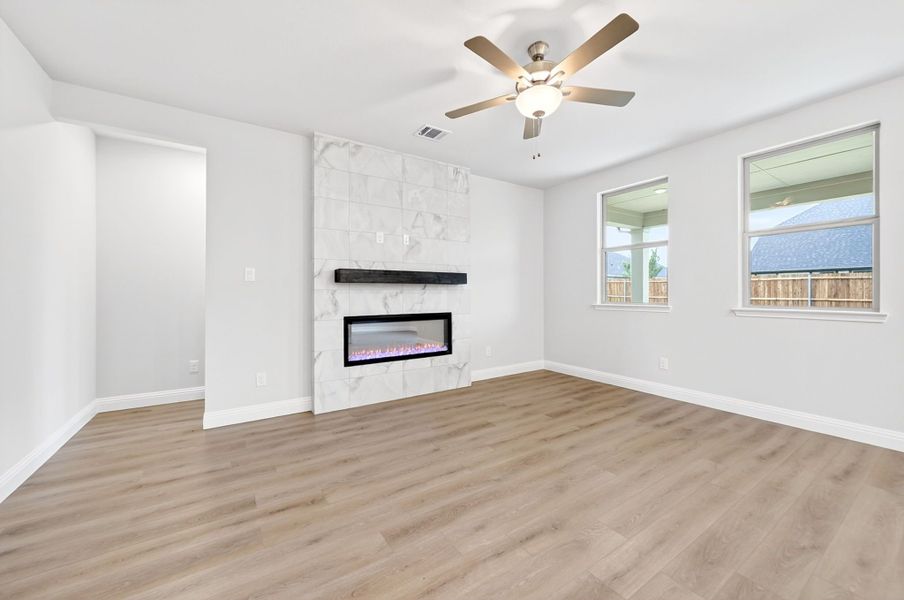 Representative unfurnished interior of a home built from the The Redbud A by Davidson Homes LLC in Meadow Ridge Estates, Josephine (Image 21). Representative unfurnished interior of a home built from the The Redbud A by Davidson Homes LLC in Meadow Ridge Estates, Josephine (Image 21).
