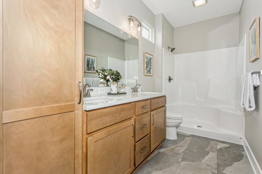 Furnished interior view inside a new home in Heritage Commons, Andover (Image 16).