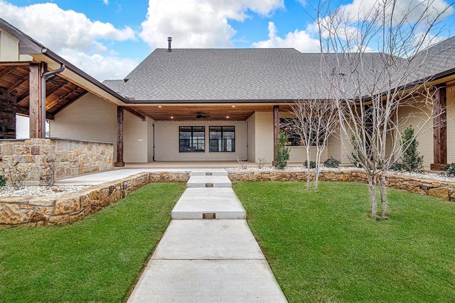 Back Patio view Back Patio view