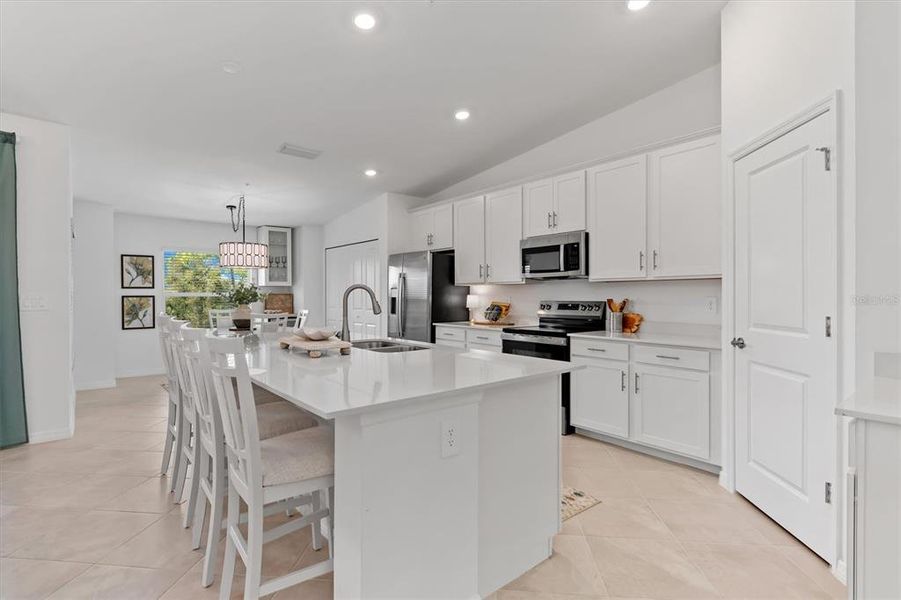 Furnished interior view inside a new home in Heritage Landing, Punta Gorda (Image 14).