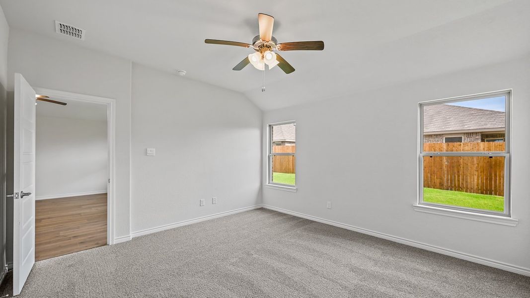 Representative unfurnished interior of a home built from the Brenham by D.R. Horton in Liberty Crossing, Royse City (Image 32). Representative unfurnished interior of a home built from the Brenham by D.R. Horton in Liberty Crossing, Royse City (Image 32).