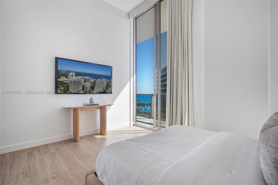 Furnished interior view inside a new home in , Miami (Image 34).