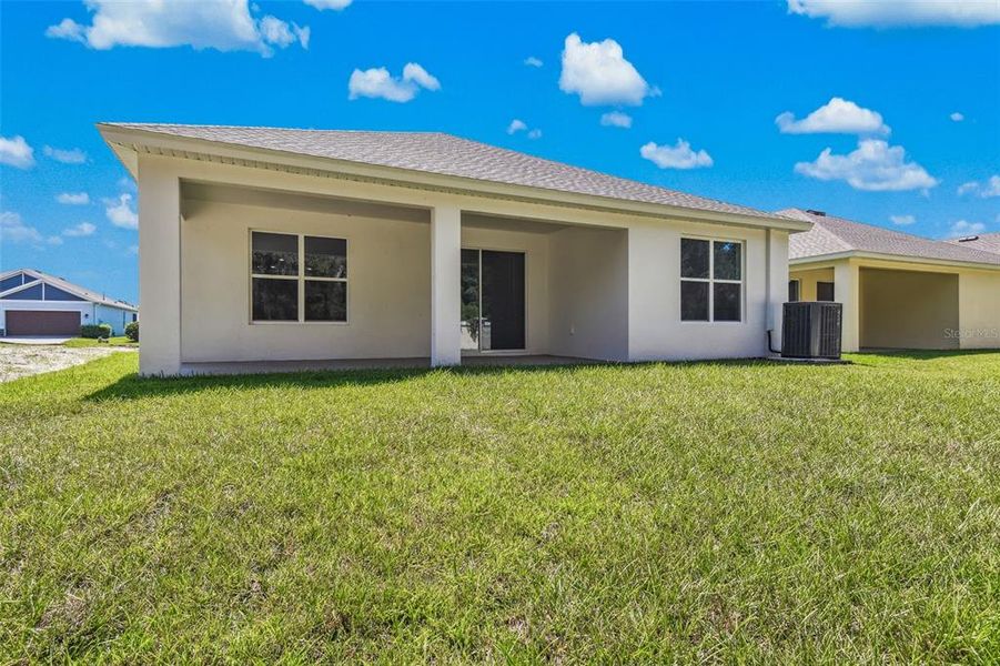 Exterior details and patio area of a home in Cascades at Southern Hills, Brooksville (Image 29). Exterior details and patio area of a home in Cascades at Southern Hills, Brooksville (Image 29).