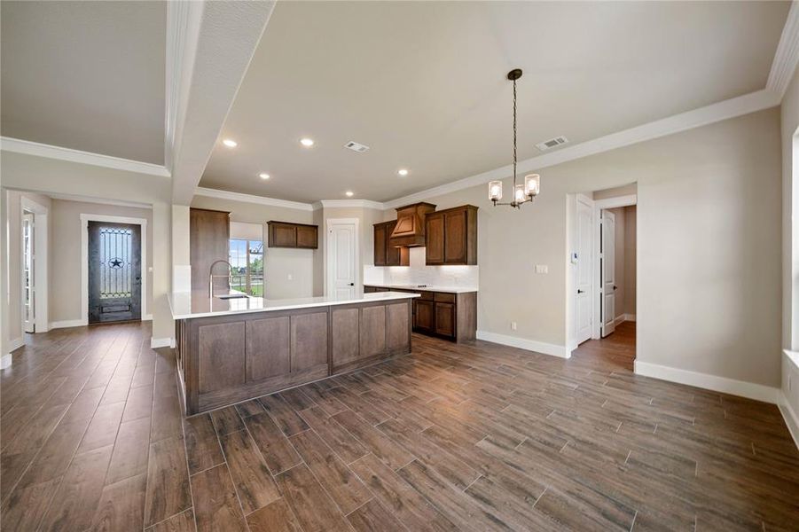 Furnished interior view inside a new home in Eagle Ridge Estates, Weatherford (Image 18). Furnished interior view inside a new home in Eagle Ridge Estates, Weatherford (Image 18).
