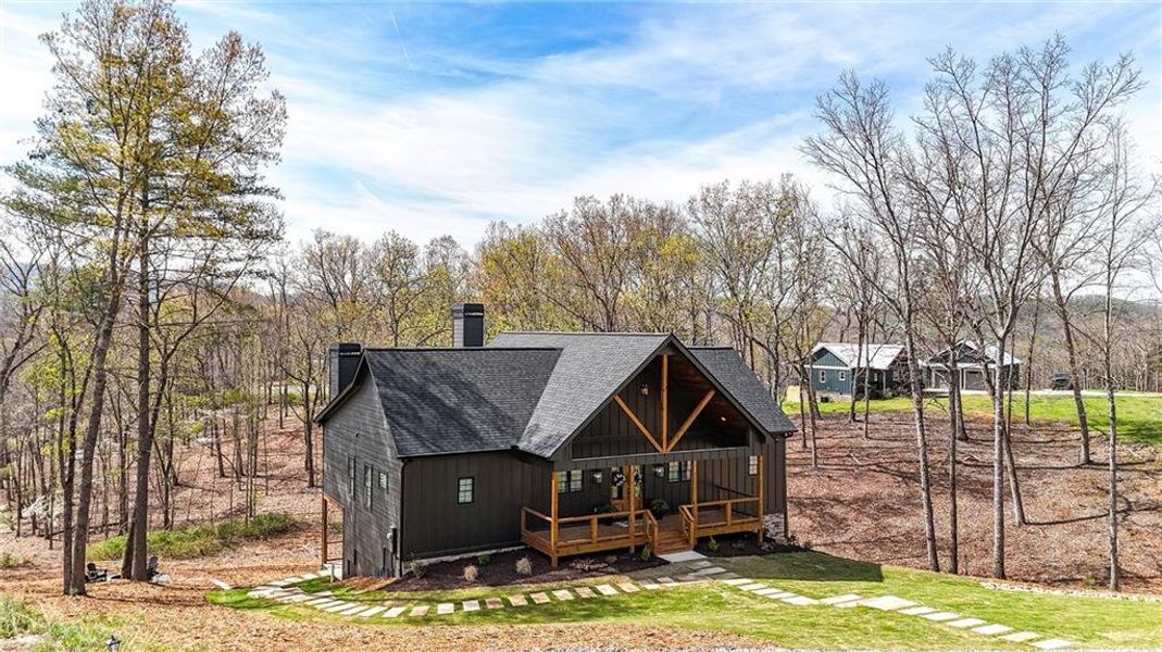 Exterior details and patio area of a home in , Morganton (Image 35). Exterior details and patio area of a home in , Morganton (Image 35).