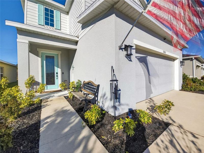 Exterior details and patio area of a home in Summerwoods, Parrish (Image 23).