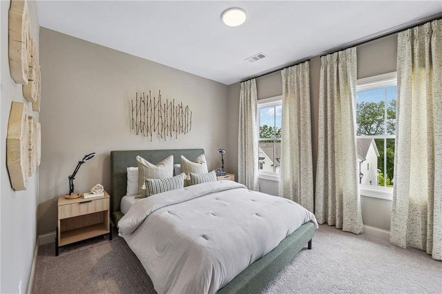 Furnished interior view inside a new home in Palisades, Cumming (Image 18). Furnished interior view inside a new home in Palisades, Cumming (Image 18).