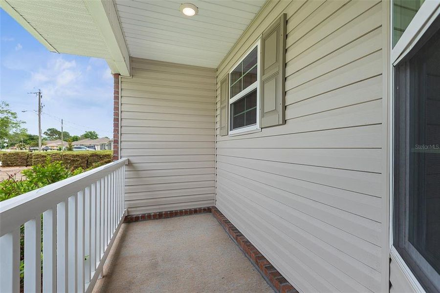 Exterior details and patio area of a home in Palm Coast, Palm Coast (Image 26).