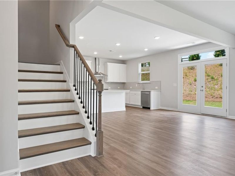 Spacious, unfurnished interior of a new home in Cedar Farms, Winder (Image 16). Spacious, unfurnished interior of a new home in Cedar Farms, Winder (Image 16).