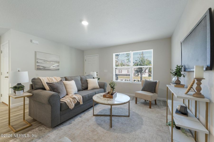 Furnished interior view inside a new home in , Jacksonville (Image 8).