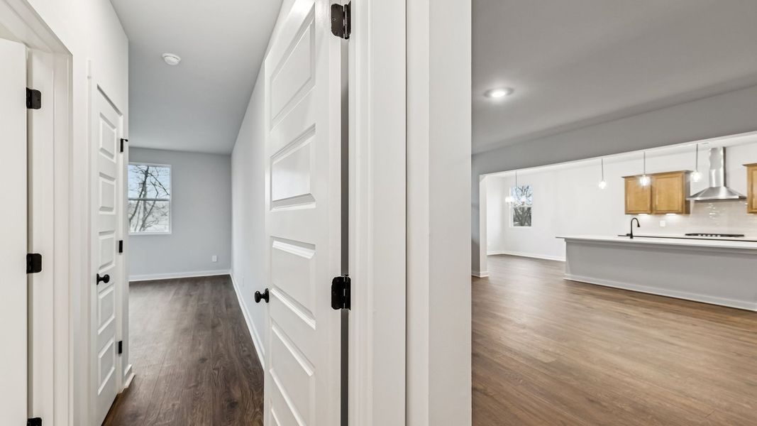 Representative unfurnished interior of a home built from the Stonebrook II by D.R. Horton in Harvest Point, Spring Hill (Image 50). Representative unfurnished interior of a home built from the Stonebrook II by D.R. Horton in Harvest Point, Spring Hill (Image 50).