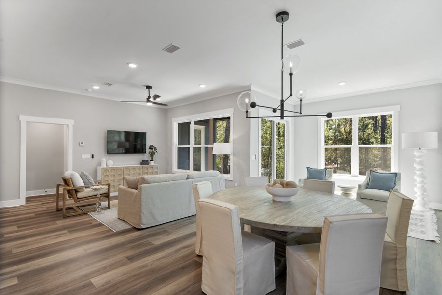 Furnished interior view inside a new home in Tessera, Santa Rosa Beach (Image 19).
