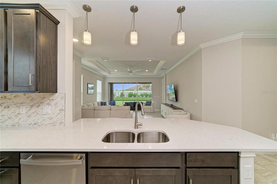 Furnished interior view inside a new home in Esplanade at Azario Lakewood Ranch, Lakewood Ranch (Image 9). Furnished interior view inside a new home in Esplanade at Azario Lakewood Ranch, Lakewood Ranch (Image 9).