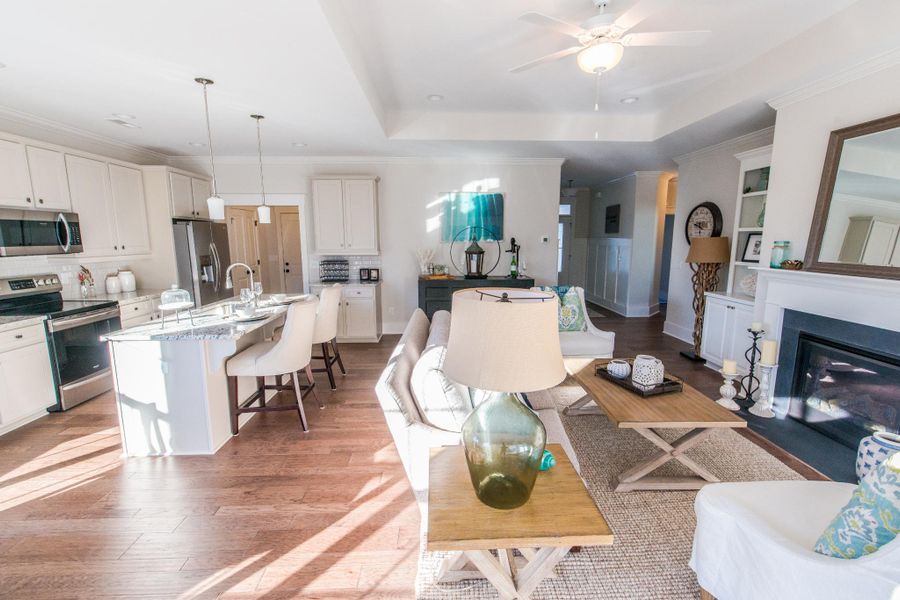 Representative furnished interior of a home built from the Kauai by Bill Clark Homes in Osprey Landing, Southport (Image 11). Representative furnished interior of a home built from the Kauai by Bill Clark Homes in Osprey Landing, Southport (Image 11).
